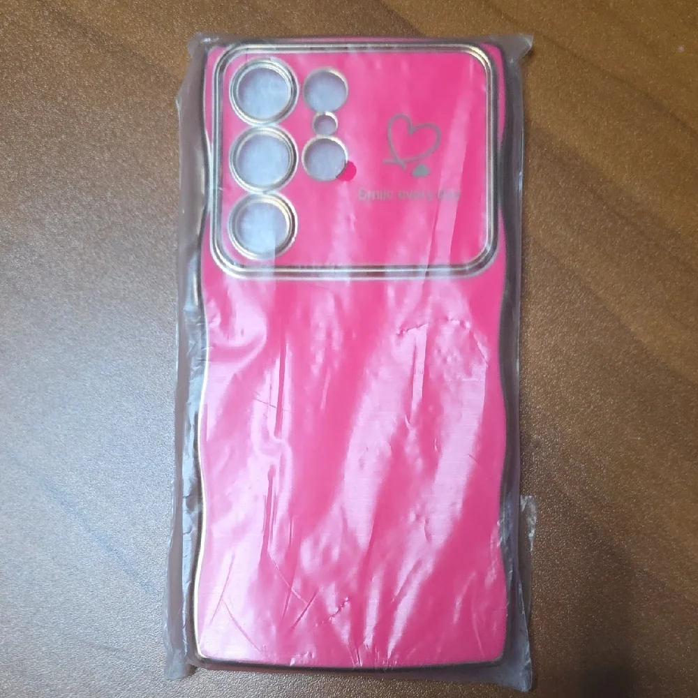 Chic Pink Heart Cell Phone Case